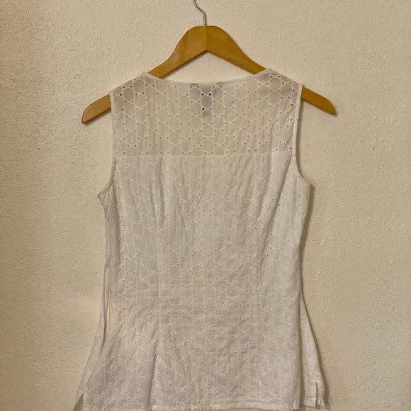 Bravissimo White broderie top Super Curvy US 4 - Picture 2 of 3